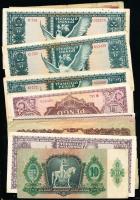 Vegyes 38db-os magyar bankjegy tétel a pengő időszakból pár forinttal T:III-IV