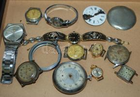Óra alkatrészek: tokok, vegyes minőségű órák