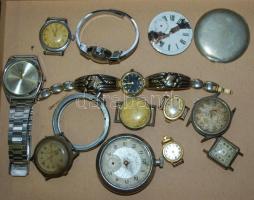 Óra alkatrészek: tokok, vegyes minőségű órák