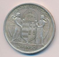 1939. 5P Ag "Horthy - balra" T:2 ph.