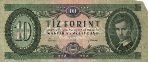 1962-1990. 10Ft + 20Ft + 50Ft + 100Ft + 500Ft. Összesen 10db kizárólag klf évszám! T:vegyes