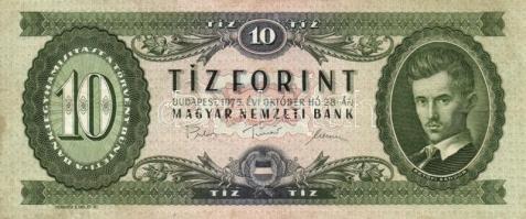 1962-1990. 10Ft + 20Ft + 50Ft + 100Ft + 500Ft. Összesen 10db kizárólag klf évszám! T:vegyes