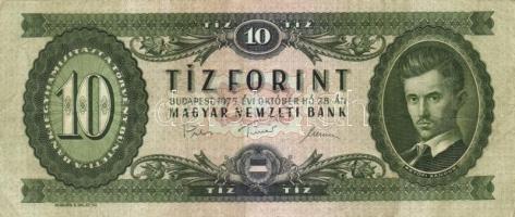 1962-1990. 10Ft + 20Ft + 50Ft + 100Ft + 500Ft. Összesen 10db kizárólag klf évszám! T:vegyes