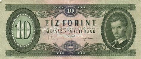 1962-1990. 10Ft + 20Ft + 50Ft + 100Ft + 500Ft. Összesen 10db kizárólag klf évszám! T:vegyes