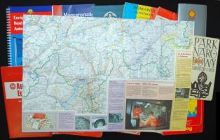 30 darabos vegyes térkép néhány régivel köztük néhány háború előttivel