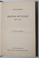 Lyka Károly: Magyar művészet 1800-1850. Bp., é.n., Singer és Wolfner. Kiadói egészbőr kötésben.