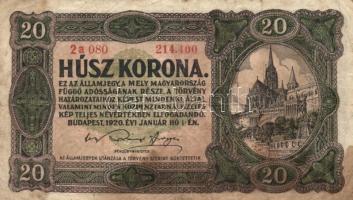 1902-1920. 1K-1000K tétel 10db kizárólag klf bankjeggyel T:vegyes