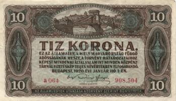 1902-1920. 1K-1000K tétel 10db kizárólag klf bankjeggyel T:vegyes