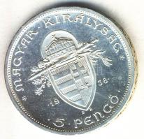 1938. 5P Ag "Szent István" T:2