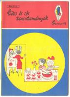 Kis szakácstétel: Dr. Oetker süteményes receptfüzet, 13db Váncza füzetke, Gasztronómiai utazás, Édes...