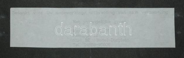 A holland hadsereg tüzérségi jelvényei / 
Insignia of the Dutch field artillery