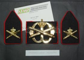 A holland hadsereg tüzérségi jelvényei / 
Insignia of the Dutch field artillery