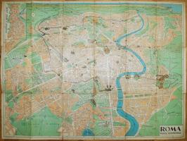 7 db vegyes állapotú érdekes Európa térkép és prospektus, benne vasúti térkép is