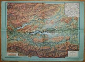 cca 1900-1930 Németország és Ausztria régi térképek (Düsseldorf, Bécs, Köln) / Lot of German and Aus...