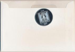 Németország / Hamburg 1989. "Hapag - Nyugat India" ezüstözött emlékérem bélyeges borítékon...