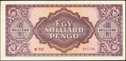 1946. 1.000.000.000P félkövér "R" sorozattal és felcsúszott "6"-os sorszámmal T:...
