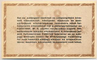 1946. 10.000AP "D" sorozat, előlapon, bal felső sarokban illesztőkereszt, vízjel T:I-