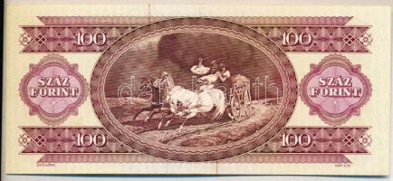 1992. 100Ft látványos festék elfolyások T:III