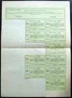 Moson 1927. "Moson-Magyaróvári Szikvízgyár Részvénytársaság" részvénye 10P-ről szelvényekk...