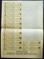 Budapest 1927. "Országos Gazdasági Bank Részvénytársaság" részvénye 10P-ről szelvényekkel,...