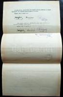 Budapest 1946. Ideiglenes Kötelezvény - Budapest Székesfőváros 480K-ról szelvényutalvánnyal + 1927 &...