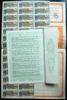 Budapest 1946. Ideiglenes Kötelezvény - Budapest Székesfőváros 480K-ról szelvényutalvánnyal + 1927 &...