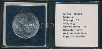 1981. 100Ft "FAO" T:BU Eredeti tokban, tanúsítvánnyal!