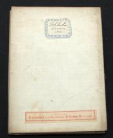 cca 1900 Balkán színes katonai vászontérkép / 
Military map of the Balkan, mounted on linen 48x50cm