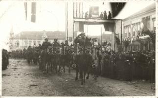 Kassa entry of the Hungarian troops, photo (EK)