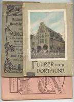 cca 1920 6db európai várostérkép, illetve útikalauz (Brüsszel, Lipcse, Hildesheim, etc.) / 
Maps and...