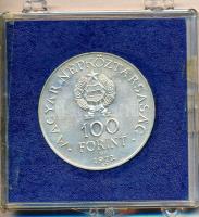 1972. 100Ft Ag "Budapest" T:BU MNB plasztiktokban!