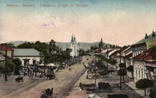 Gálszécs market place