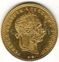 1891. 4Ft "Fiumei címerrel" arany 3,225g T:2