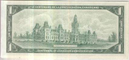 Kanada 1967. 1$ "Centennial" emlékkiadás T:I (bal sarok vágáshibás)
Canada 1967. 1 Dollar ...