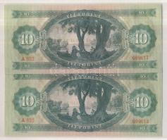 1969. 10Ft (2x) egymást követő sorszámmal! T:I