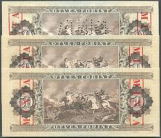 1983. 50Ft "MINTA" + 1986. 50Ft "MINTA" + 1989. 50Ft perforációval és felülnyomá...