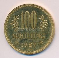 Ausztria 1927. 100Sch Au(0.900) 23,55g T:exP Austria 1927. 100 Scilling Au(0.900) 23,55g C:exP Friedberg 520.