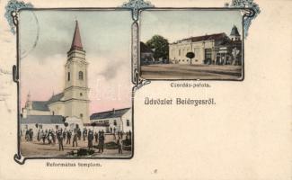 Belényes Calvinist church, Palace Csordás