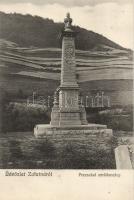 Preszaka valley, memorial statue