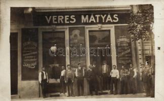 Kolozsvár the uniform shop of Mátyás Veres, photo