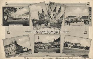 Nagyszombat with railway station