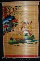 4db bambuszkép és egy kínai horoszkópos bambuszutánzat falinaptár