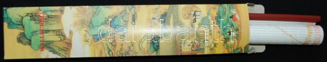 4db bambuszkép és egy kínai horoszkópos bambuszutánzat falinaptár