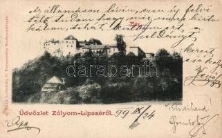 1899 Zólyomlipcse castle