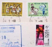 1973 Vietnami békeellenőrző bizottság 2 db levele a magyar delegáció részére