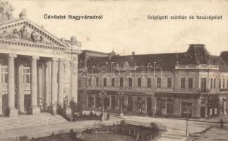 6 db régi városképeslap Erdély területéről