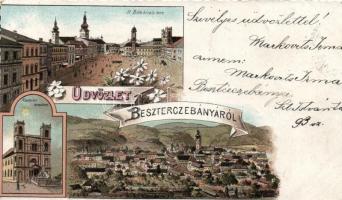 3 db régi városképeslap Felvidék területéről, az egyik 1898-ból