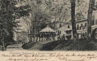 4 db régi városképeslap Felvidék területéről, köztük egy litho