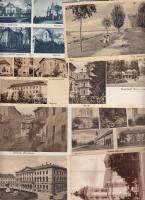 26 db régi városképes lap,főleg magyarországi városokról, és néhány Erdélyből (Székelyhíd)