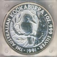 Ausztrália 1991. 5$ Ag(0.999) "Kookaburra" 1 oz. T:PP Australia 1991. 5 Dollars "Kookaburra" 1 oz. C:PP